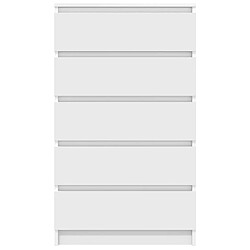 Acheter VidaXL Commode Blanc Bois d'Ingénierie