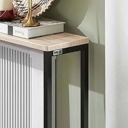 SoBuy Table Console FSB19-XL-Z - Métal et MDF pas cher