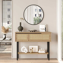 Hanah Home Console Only - Noyer/Chêne