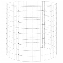vidaxl Composteur Ø100 cm - Acier galvanisé