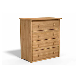 Decopin Commode enfant Thio 4 tiroirs - Bois clair