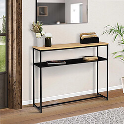 Idmarket Console Boston Métal Bois