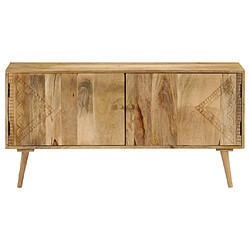 Helloshop26 Buffet bois de manguier - 120 cm