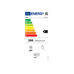 HAIER HCE520E - Congélateur Coffre 508L Blanc