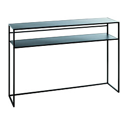 Avis Pegane Table console en métal - Noir