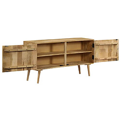 Avis Helloshop26 Buffet bois de manguier - 120 cm