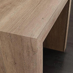 Inside 75 Console extensible LOGIKA - Chêne cérusé