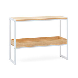 ds meubles Console Icub scandinave 32x100 BL-NA