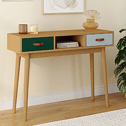 Idmarket Console Alize - Bois et Vert