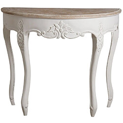 Aubry Gaspard Console demi-lune - Manguier