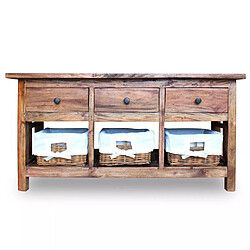 Helloshop26 Buffet bois de récupération - 100 cm