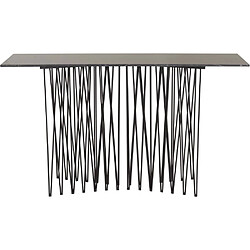 Acheter Furniture fashion Console effet granit - Noir