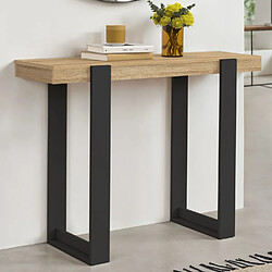 Idmarket market Phoenix - Console bois et noir