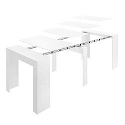 Avis Pegane Table console extensible - Blanc