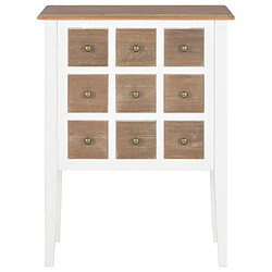 Buffet en bois massif Helloshop26 - 80 cm