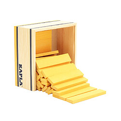 Kapla jeu de construction, boîte 40 planchettes - Jaune