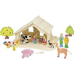 Holztiger Maison de poupées en bois Crèche