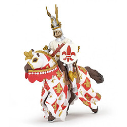 Papo figurine cheval blanc Fleur de Lys