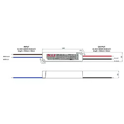 Alimentation LED 12 V 20 W étanche IP67