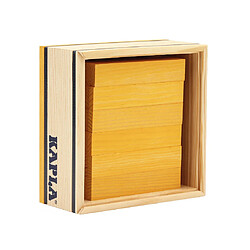 Kapla jeu de construction, boîte 40 planchettes - Jaune