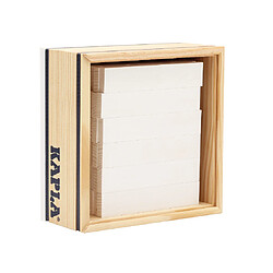 Kapla coffret 40 planchettes - Blanc Jeu de construction en bois Kapla - 40 planchettes couleur - Coffret en bois - Dès 3 ans