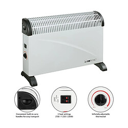 Avis Clatronic KH 3077N - 2000 W - Blanc