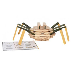 Kapla coffret araignée jeu de construction en bois - 75 pièces