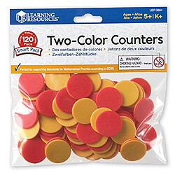 Learning resources lot de 120 jetons - Rouge