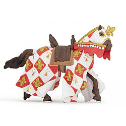 Papo figurine cheval blanc Fleur de Lys