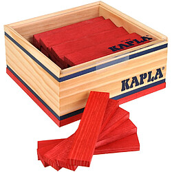 Kapla jeu de construction en bois - Rouge