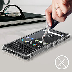 Avis iMak Coque pour BlackBerry KEY2 Coque Silicone Souple + Film Flexible Transparent
