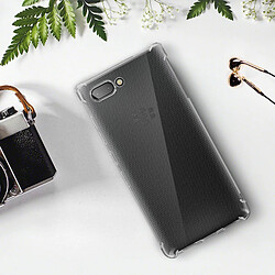 iMak Coque pour BlackBerry KEY2 Coque Silicone Souple + Film Flexible Transparent pas cher