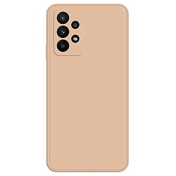 Coque Samsung Galaxy A23 5G - Orange Designer bord droit en TPU caoutchouté - Anti-empreintes - Conception légère