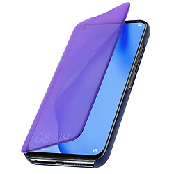 Avizar Étui Huawei P40 Lite Miroir - Bleu Nuit pas cher