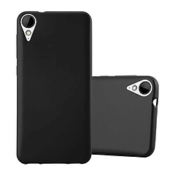 Cadorabo Coque HTC Desire 10 - Noir Etui ultra fin en silicone TPU - Design métallique mat