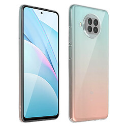 Avizar Coque Xiaomi Mi 10T Lite Noir Pack protection - Silicone souple - Film trempé 9H - Design visible - Installation aisée