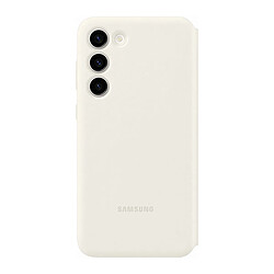 Bigben Folio Clear View Cover S23+ - Crème