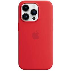 Apple iPhone 14 Pro Coque silicone rouge