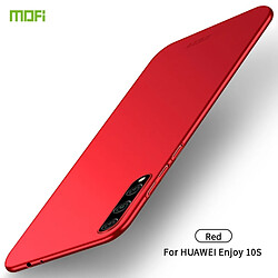 Wewoo Huawei Enjoy 10s Coque - Rouge Frosted Coque téléphone - PC rigide, ultra-mince, anti-rayures, design sobre