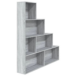 vidaXL Armoire à Livres - Sonoma Gris