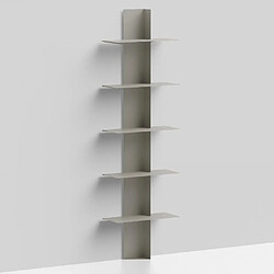 Inside 75 Bibliothèque LIFT - Gris tourterelle