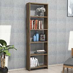 Avis Toilinux Bibliothèque New 160 cm - Marron noix