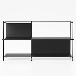 Inside 75 Bibliothèque MUSA métal - Noir