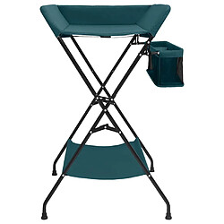 Avis vidaXL Table à langer - Vert