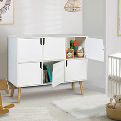 Meuble enfant IDMARKET EMMIE - Blanc