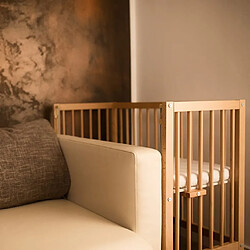 tissi Lit Bébé à Barreaux Hêtre pas cher