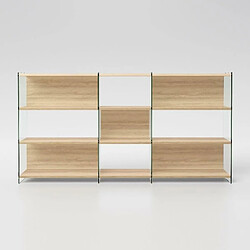 Inside 75 Bibliothèque murale Byblos - Chêne