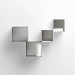 Inside 75 Bibliothèque Twin - Blanc