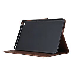 Wewoo iPad mini 4 - Smart Cover brun fleurs/papillons pas cher