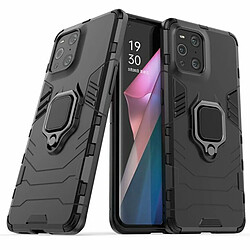 Phonecare Coque OPPO Find X3 Pro - Noir Coque Military Defender anti-impact - Fonction support de voiture